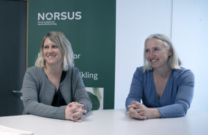 Kari-Anne Lyng, forskningssjef og Ellen-Marie Forsberg, administrerende direktør i NORSUS